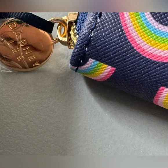 Dabney Lee Navy long Wallet with Rainbow Accents - Picture 2 of 5